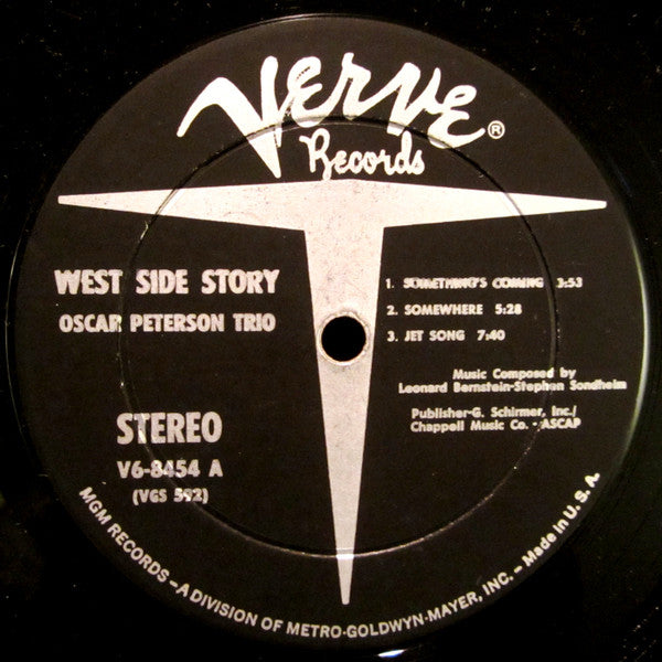 The Oscar Peterson Trio - West Side Story (Vinyl, LP, Album, Stereo)