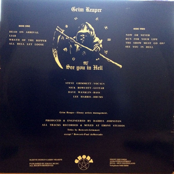 Grim Reaper (3) - See You In Hell (Vinyl, LP, Album)