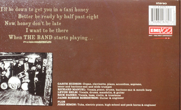 The Band - The Band (Vinyl, LP, Album, Limited Edition, Reissue, Stereo) Near Mint (NM or M-) / Very Good Plus (VG+)