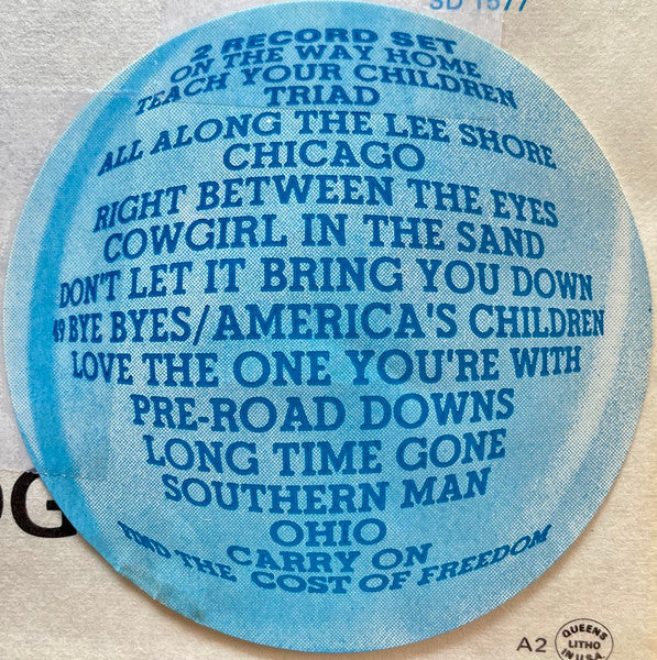 Crosby, Stills, Nash & Young - 4 Way Street (2xVinyl, LP, Album, Stereo) Good Plus (G+) / Good Plus (G+)