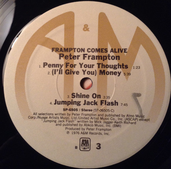Peter Frampton - Frampton Comes Alive! (2xVinyl, LP, Album, Reissue) Good Plus (G+) / Very Good Plus (VG+)