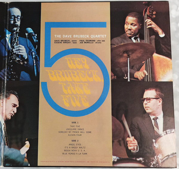 The Dave Brubeck Quartet - Hey Brubeck, Take Five (Vinyl, LP, Compi...