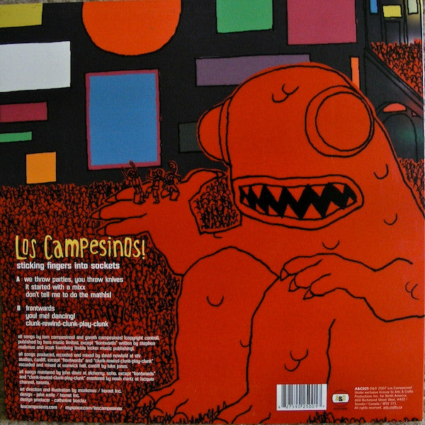 Los Campesinos! - Sticking Fingers Into Sockets (Vinyl, 10", EP) Near Mint (NM or M-) / Very Good Plus (VG+)