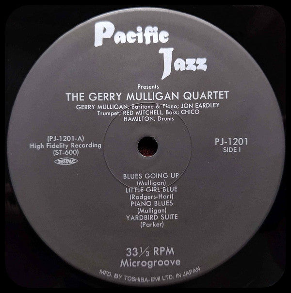 Gerry Mulligan - California Concerts (Vinyl, LP, Album, Reissue, Mono)