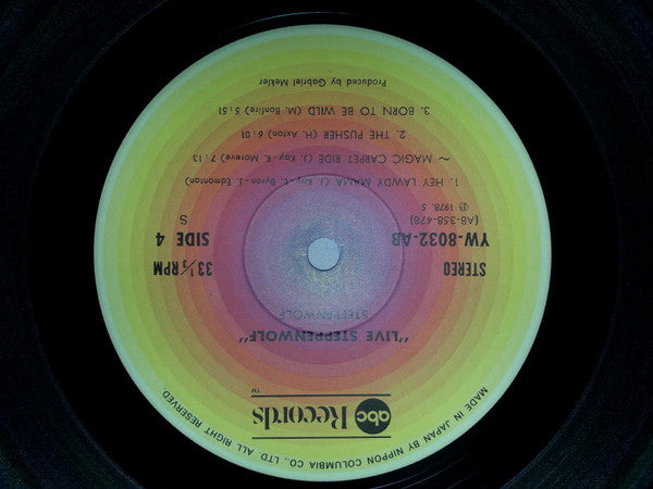 Steppenwolf - Live (Vinyl, LP, Album, Limited Edition)