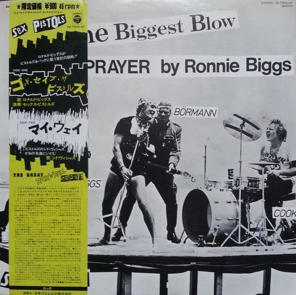 Sex Pistols - The Biggest Blow (A Punk Prayer By Ronnie Biggs) (Vinyl, 12", 45 RPM, Single) Very Good (VG) / Very Good (VG)