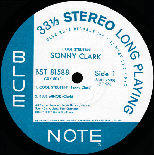 Sonny Clark - Cool Struttin' (Vinyl, LP, Album, Reissue, Stereo)