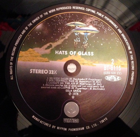 Eela Craig - Hats Of Glass (Vinyl, LP, Album) Very Good (VG) / Fair (F)