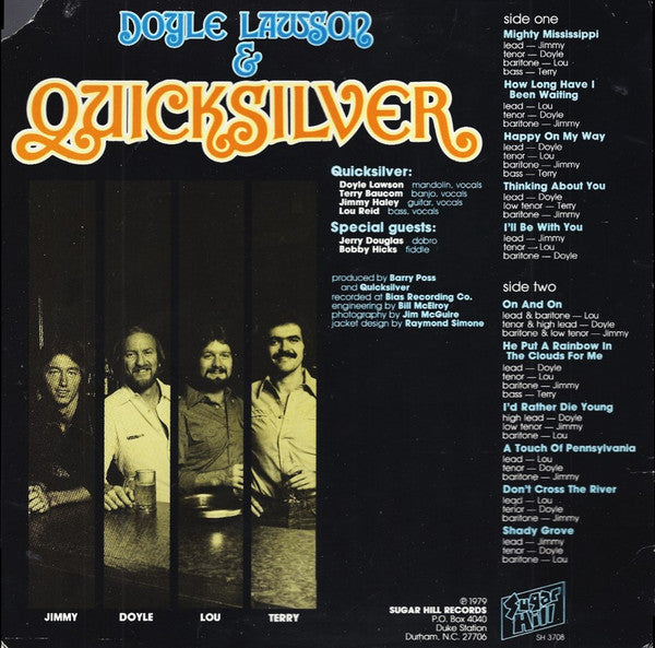 Doyle Lawson & Quicksilver - Doyle Lawson & Quicksilver (Vinyl, LP, Album) Very Good Plus (VG+) / Near Mint (NM or M-)