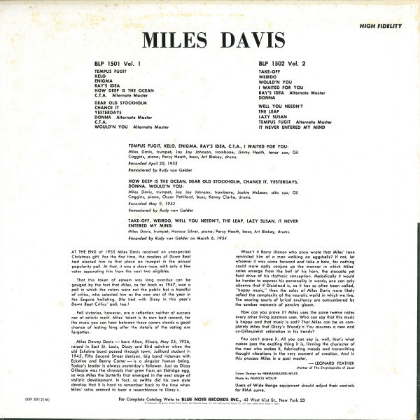 Miles Davis - Volume 2 (Vinyl, LP, Compilation, Limited Edition, Re...