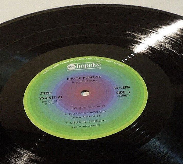 J.J. Johnson - Proof Positive (Vinyl, LP, Album, Limited Edition, R...