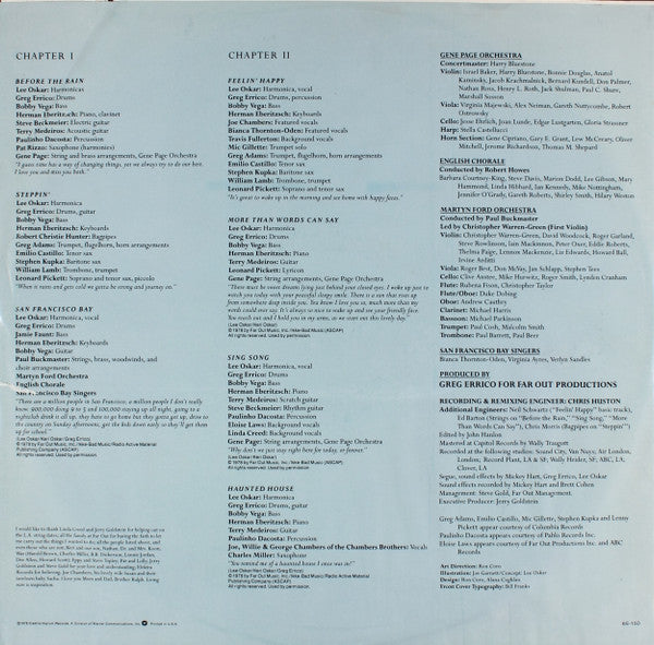 Lee Oskar - Before The Rain (Vinyl, LP, Album) Good Plus (G+) / Very Good Plus (VG+)