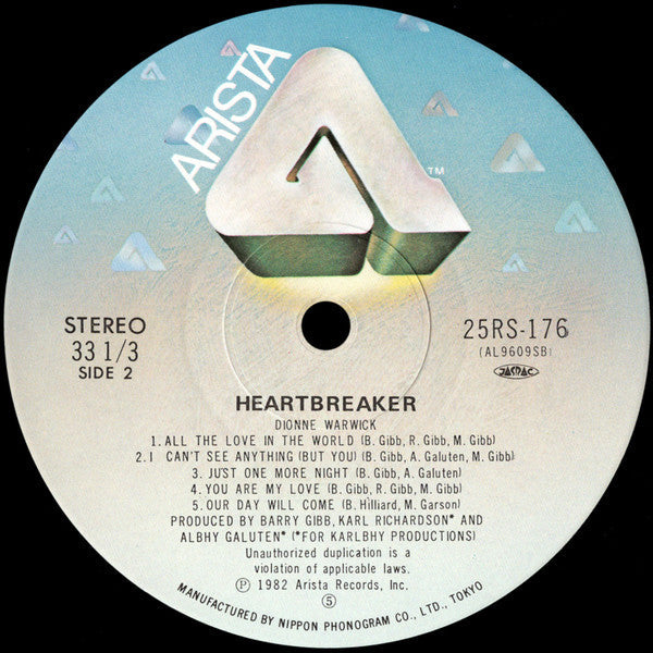Dionne Warwick - Heartbreaker (Vinyl, LP, Album)