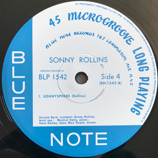 Sonny Rollins - Sonny Rollins (2xVinyl, 12", 45 RPM, Album, Limited Edition, Numbered, Reissue, Mono) Very Good Plus (VG+) / Very Good Plus (VG+)