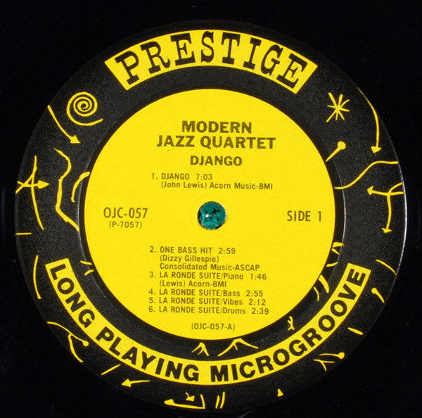 The Modern Jazz Quartet - Django (Vinyl, LP, Album, Reissue) Very Good Plus (VG+) / Very Good Plus (VG+)