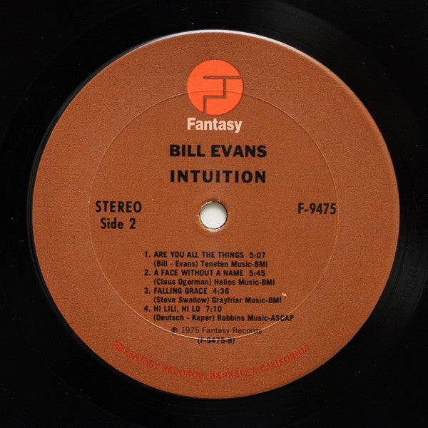 Bill Evans - Intuition (Vinyl, LP, Album)