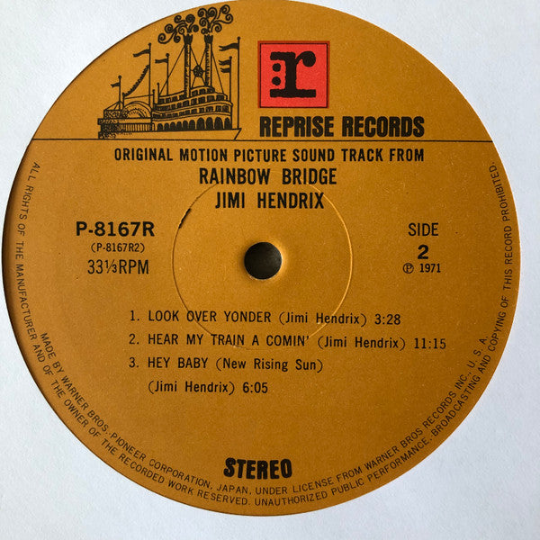 Jimi Hendrix - Rainbow Bridge - Original Motion Picture Sound Track...