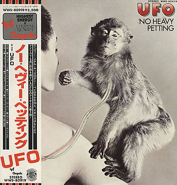 UFO (5) - No Heavy Petting (Vinyl, LP, Album, Reissue, Repress) Very Good Plus (VG+) / Good Plus (G+)