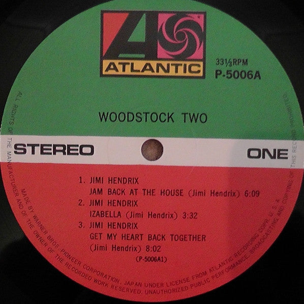 Various - Woodstock Two (2xVinyl, LP, Album, Reissue) Very Good (VG) / Very Good (VG)