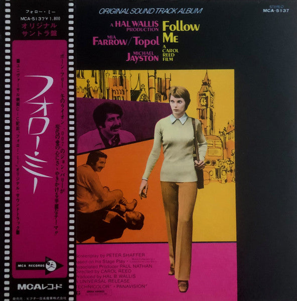 John Barry - Follow Me! (Original Motion Picture Soundtrack) (Vinyl, LP) Good Plus (G+) / Fair (F)