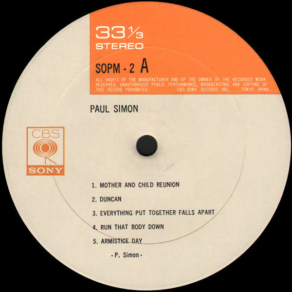 Paul Simon - Paul Simon (Vinyl, LP, Album)