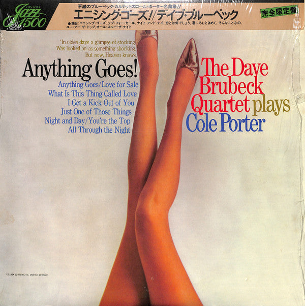 The Dave Brubeck Quartet - Anything Goes! The Dave Brubeck Quartet Plays Cole Porter (Vinyl, LP, Album, Reissue, Stereo) Very Good Plus (VG+) / Very Good Plus (VG+)