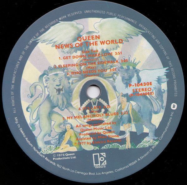Queen - News Of The World = 世界に捧ぐ (Vinyl, LP, Album) Very Good Plus (VG+) / Very Good Plus (VG+)