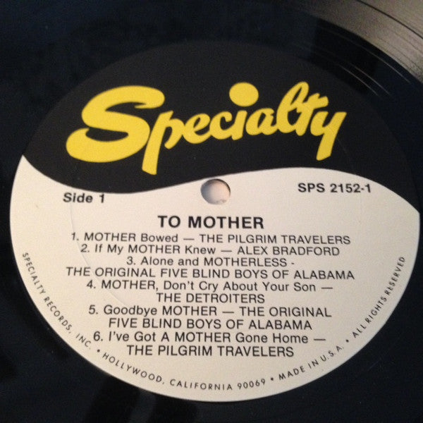 Various - To Mother (Vinyl, LP, Compilation, Repress) Good Plus (G+) / Very Good (VG)