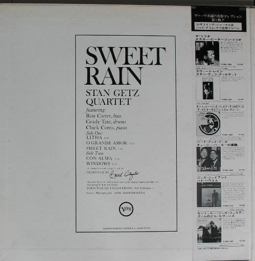 Stan Getz - Sweet Rain (Vinyl, LP, Album, Reissue, Stereo) Very Good Plus (VG+) / Very Good (VG)