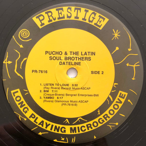 Pucho & His Latin Soul Brothers - Dateline: (Vinyl, LP, Album, Reissue) Very Good Plus (VG+) / Very Good Plus (VG+)