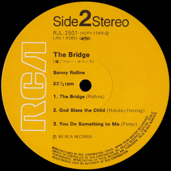 Sonny Rollins - The Bridge (Vinyl, LP, Album, Reissue, Stereo)