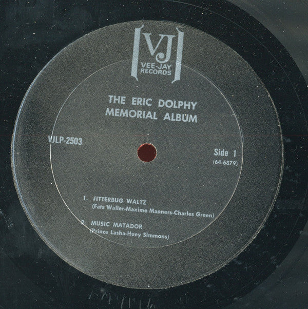 Eric Dolphy - The Eric Dolphy Memorial Album (Vinyl, LP, Album, Reissue, Mono) Very Good Plus (VG+) / Very Good (VG)