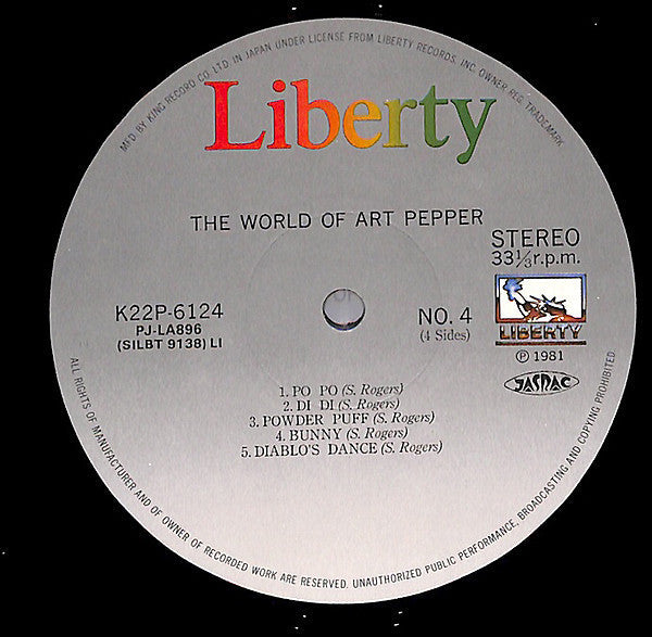 Art Pepper - The World Of Art Pepper (Vinyl, LP, Compilation)