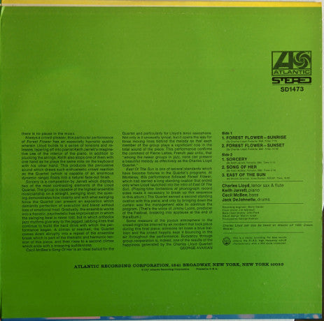 Charles Lloyd - Forest Flower (Vinyl, LP, Album, Stereo)