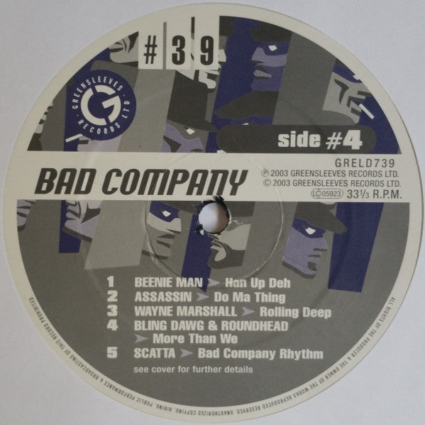 Various - Bad Company (2xVinyl, LP, Compilation) Very Good Plus (VG+) / Very Good Plus (VG+)