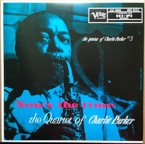 The Charlie Parker Quartet - Now's The Time (Vinyl, LP, Album, Reis...
