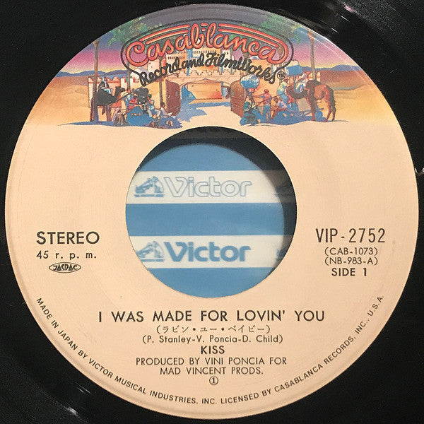 Kiss - I Was Made For Lovin' You / Hard Times (Vinyl, 7", 45 RPM, S...