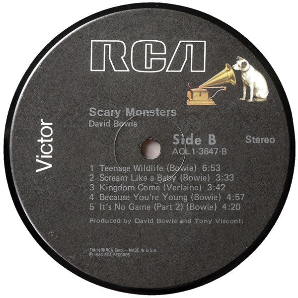 David Bowie - Scary Monsters (Vinyl, LP, Album)