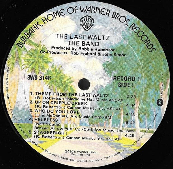 The Band - The Last Waltz (Vinyl, LP, Album, Stereo)