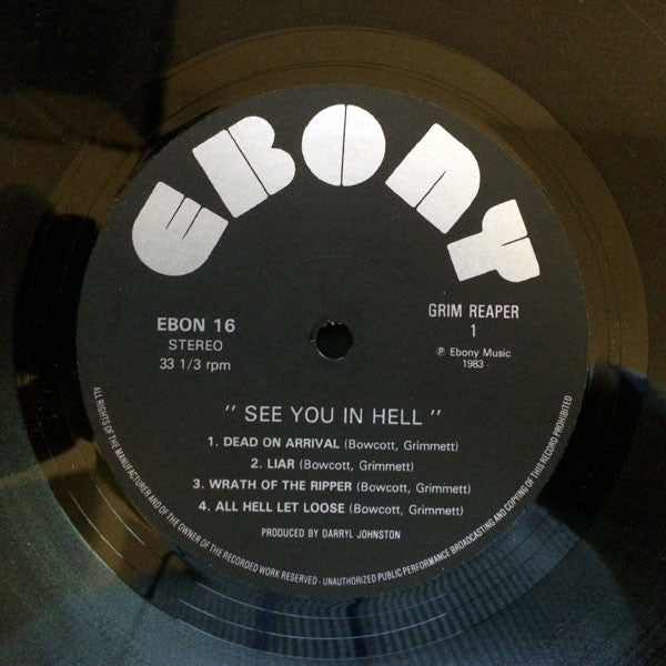 Grim Reaper (3) - See You In Hell (Vinyl, LP, Album)