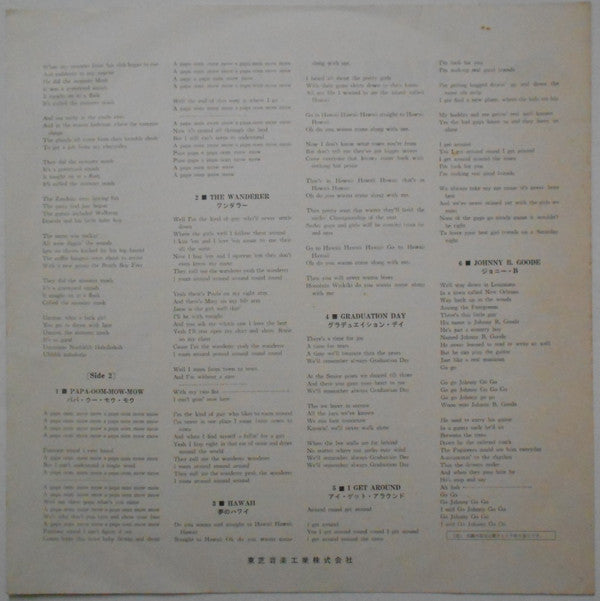 The Beach Boys - Concert (Vinyl, LP, Album, Stereo)