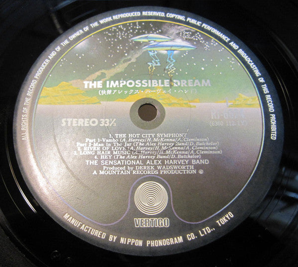 The Sensational Alex Harvey Band - The Impossible Dream (Vinyl, LP, Album) Very Good (VG) / Very Good Plus (VG+)