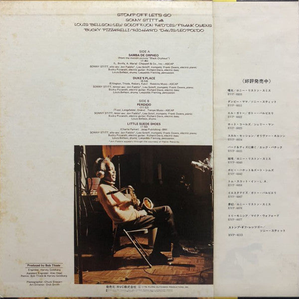 Sonny Stitt - Stomp Off Let's Go (Vinyl, LP, Album) Very Good Plus (VG+) / Very Good (VG)