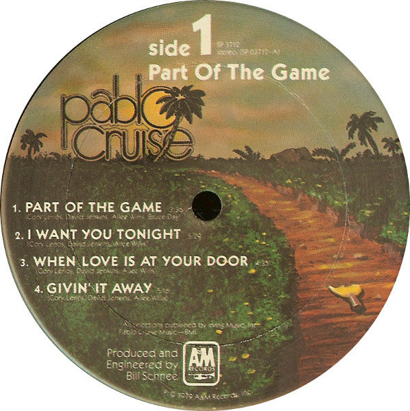 Pablo Cruise - Part Of The Game (Vinyl, LP, Album, Stereo) Good Plus (G+) / Very Good Plus (VG+)