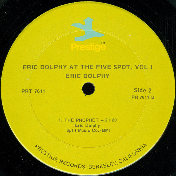 Eric Dolphy - At The Five Spot, Vol. 1 (Vinyl, LP, Album, Reissue) Very Good (VG) / Very Good (VG)