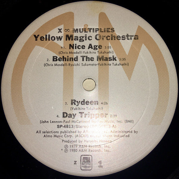 Yellow Magic Orchestra - X∞Multiplies (Vinyl, LP, Compilation, Stereo) Very Good Plus (VG+) / Very Good (VG)
