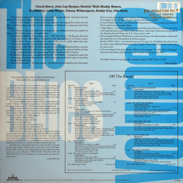 Various - The Blues Volume 2 (Vinyl, LP, Compilation, Reissue) Good Plus (G+) / Very Good (VG)