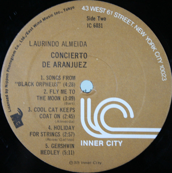 Laurindo Almeida - Concierto De Aranjuez (Vinyl, LP, Album)