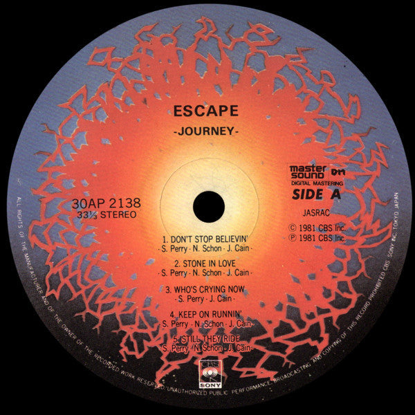Journey - Escape (Vinyl, LP, Album)