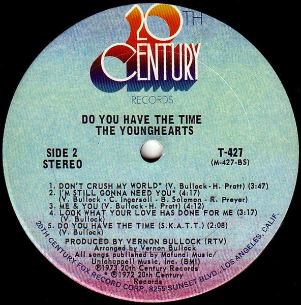 The Younghearts - Do You Have The Time (Vinyl, LP, Album) Very Good (VG) / Good Plus (G+)